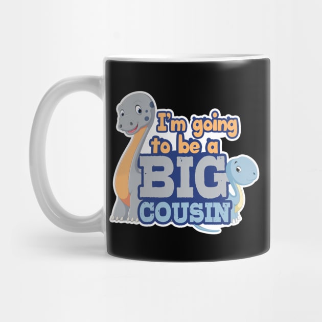 'Going To Be A Big Cousin Dino' Cool Dinosaurs T Rex Gift by ourwackyhome